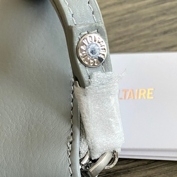 ONE Left!🇫🇷NWT Zadig & Voltaire Stone Grey Zip Wallet - Picture 7 of 13